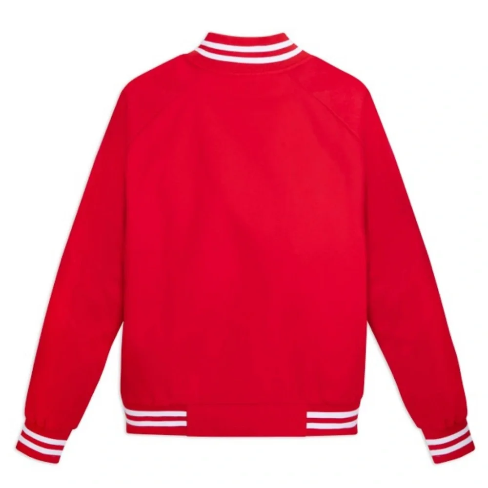 Red MonogramVarsity Mickey Mouse Jacket Pre loved - Picture 2 of 6